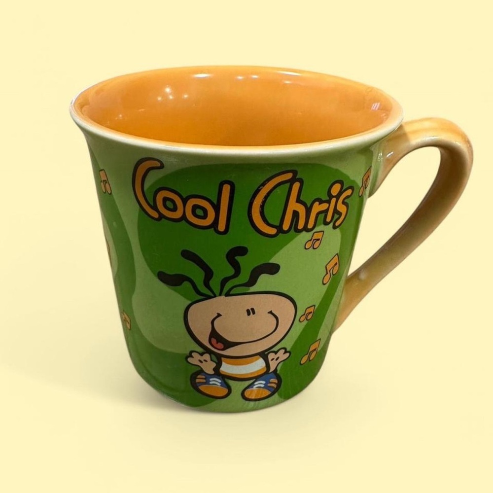 Retro 'Cool Chris' Bubblegum Mug Carlton Cards 2000